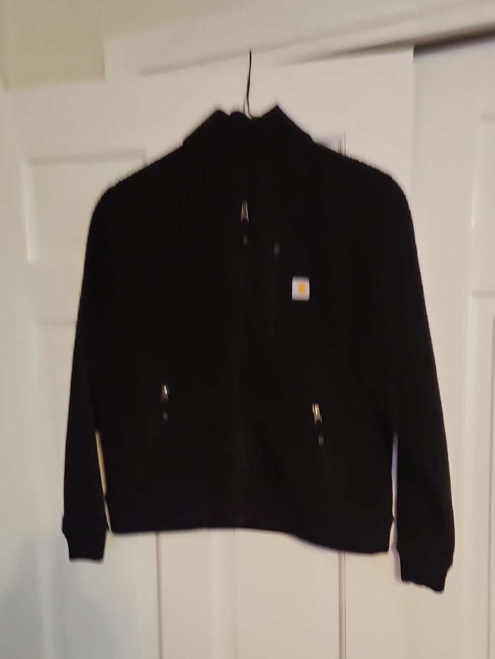 Carhartt Men's Black Zip-Up Fleece Jacket